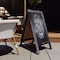 Flash Furniture Black Wood A-Frame Magnetic Chalkboard Set HGWA-GDIS-CRE8-052315-GG - alternate 4